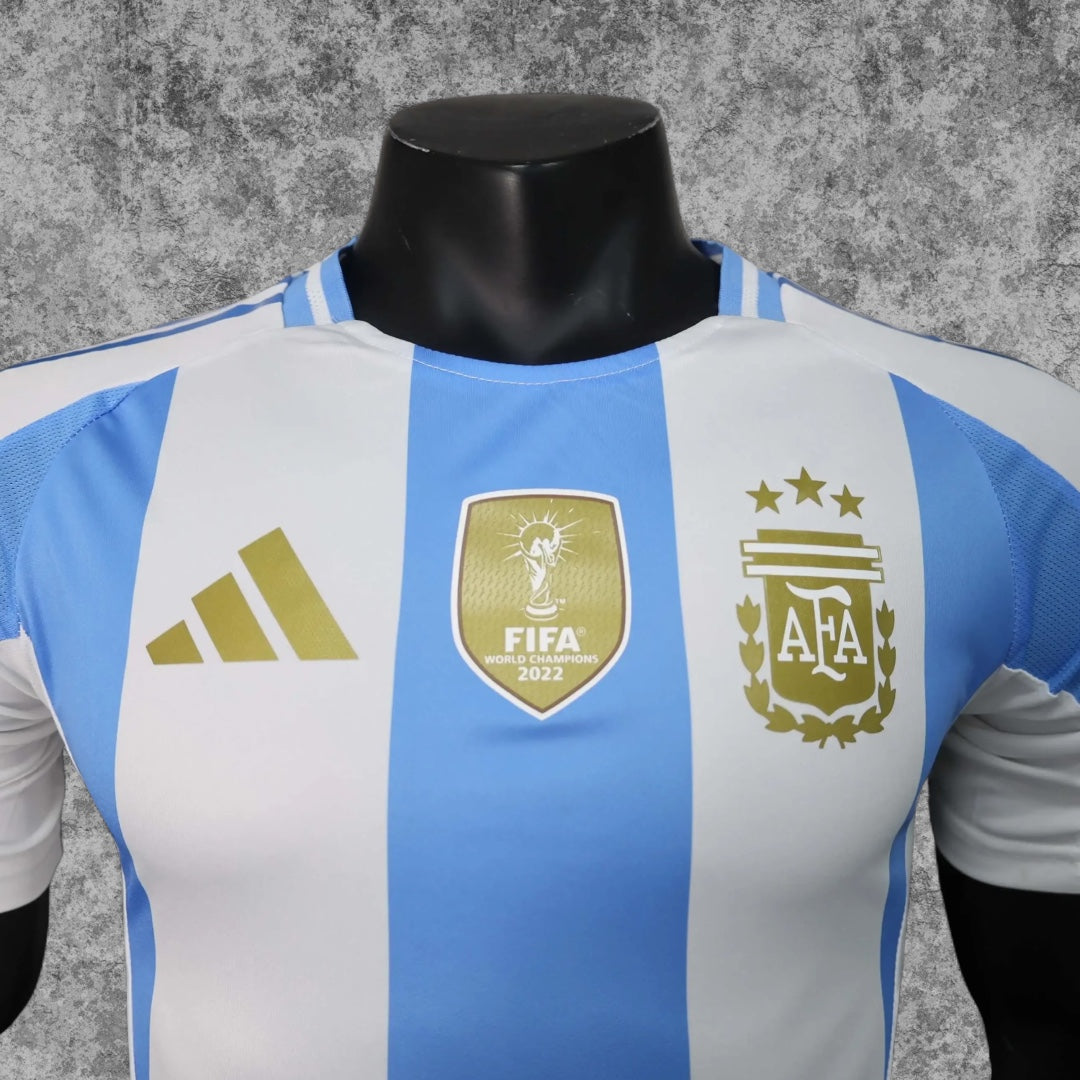 Argentina camiseta local 2024/25 (c/parche camp. Mundial 2022)