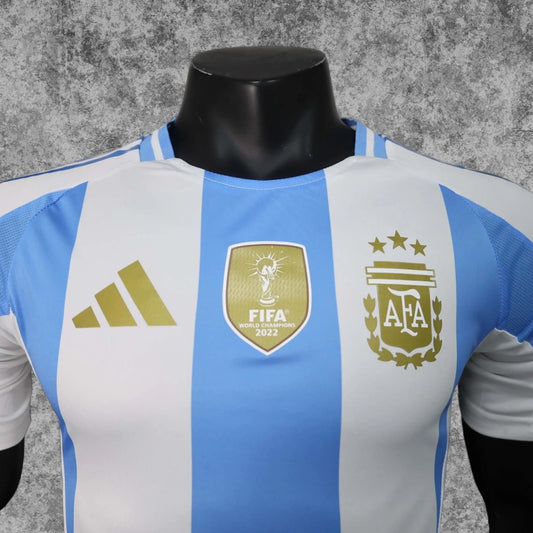 Argentina camiseta local 2024/25 (c/parche camp. Mundial 2022)