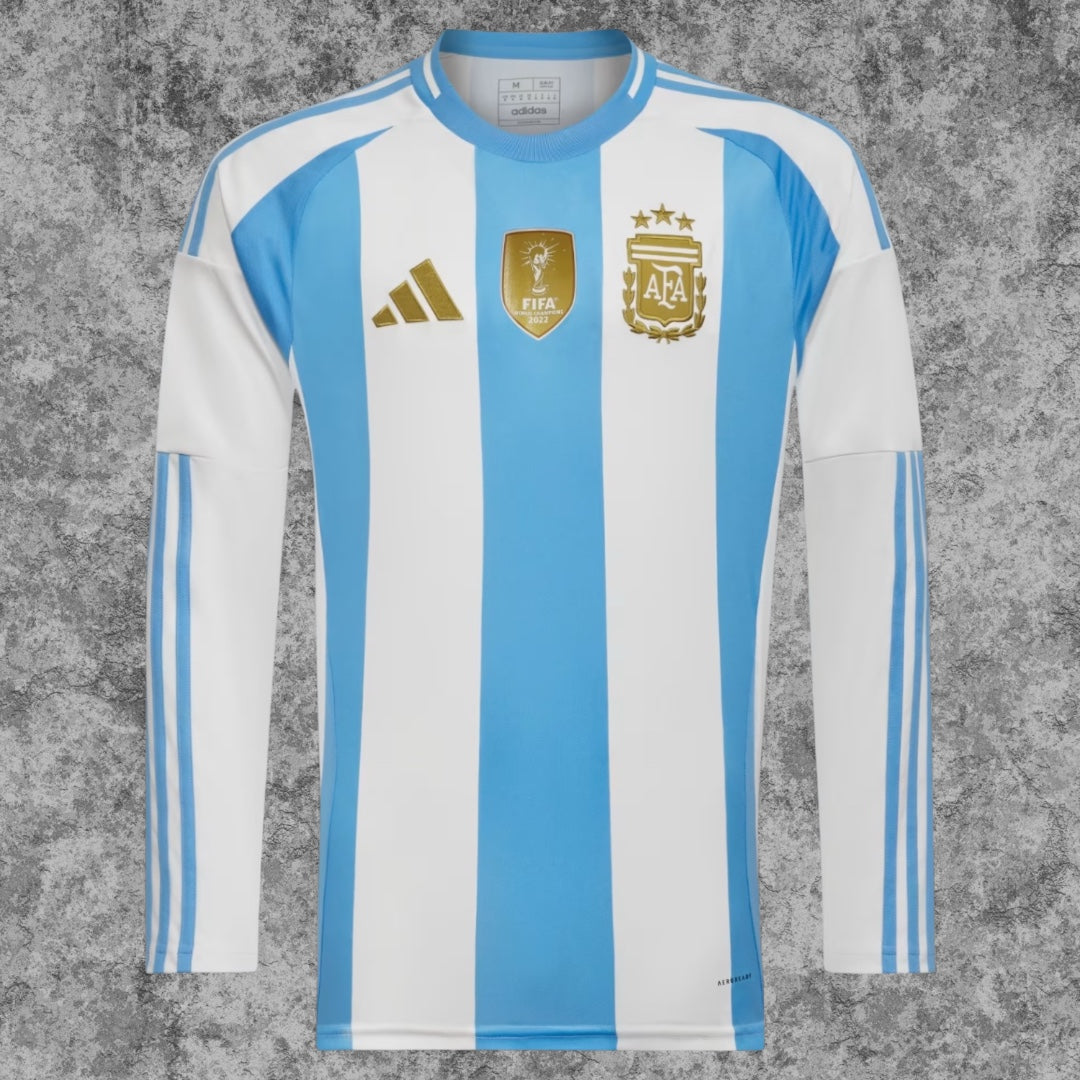Argentina camiseta local 2024/25 (c/parche camp. Mundial 2022)