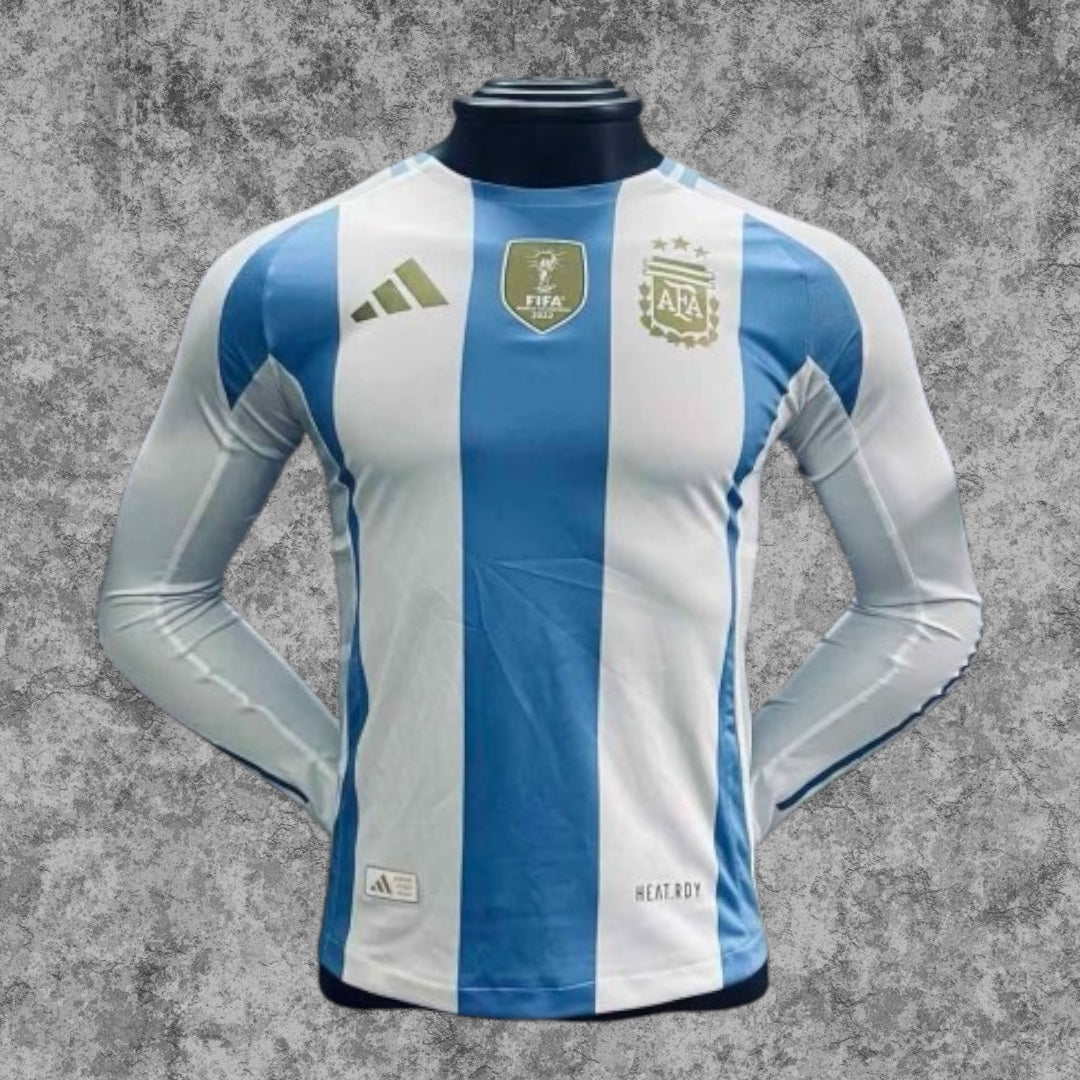 Argentina camiseta local 2024/25 (c/parche camp. Mundial 2022)