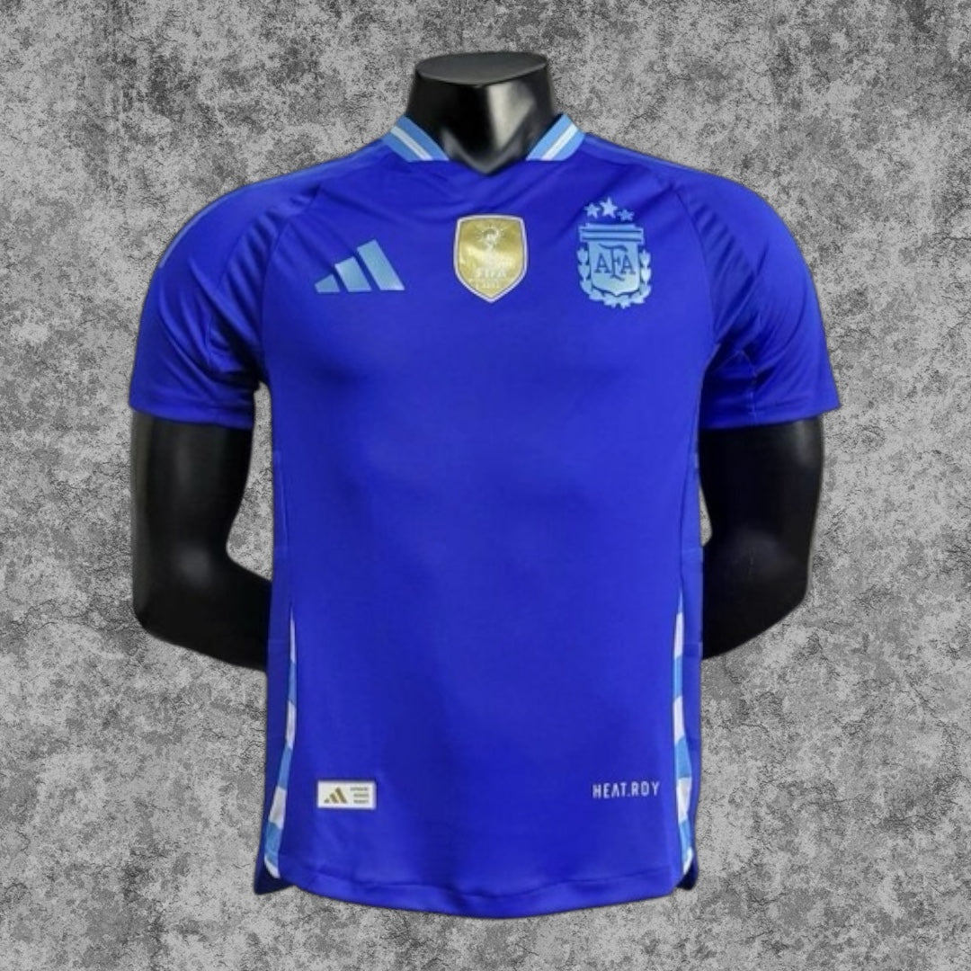 Argentina camiseta alternativa 2024/25 (c/parche camp. Mundial 2022)