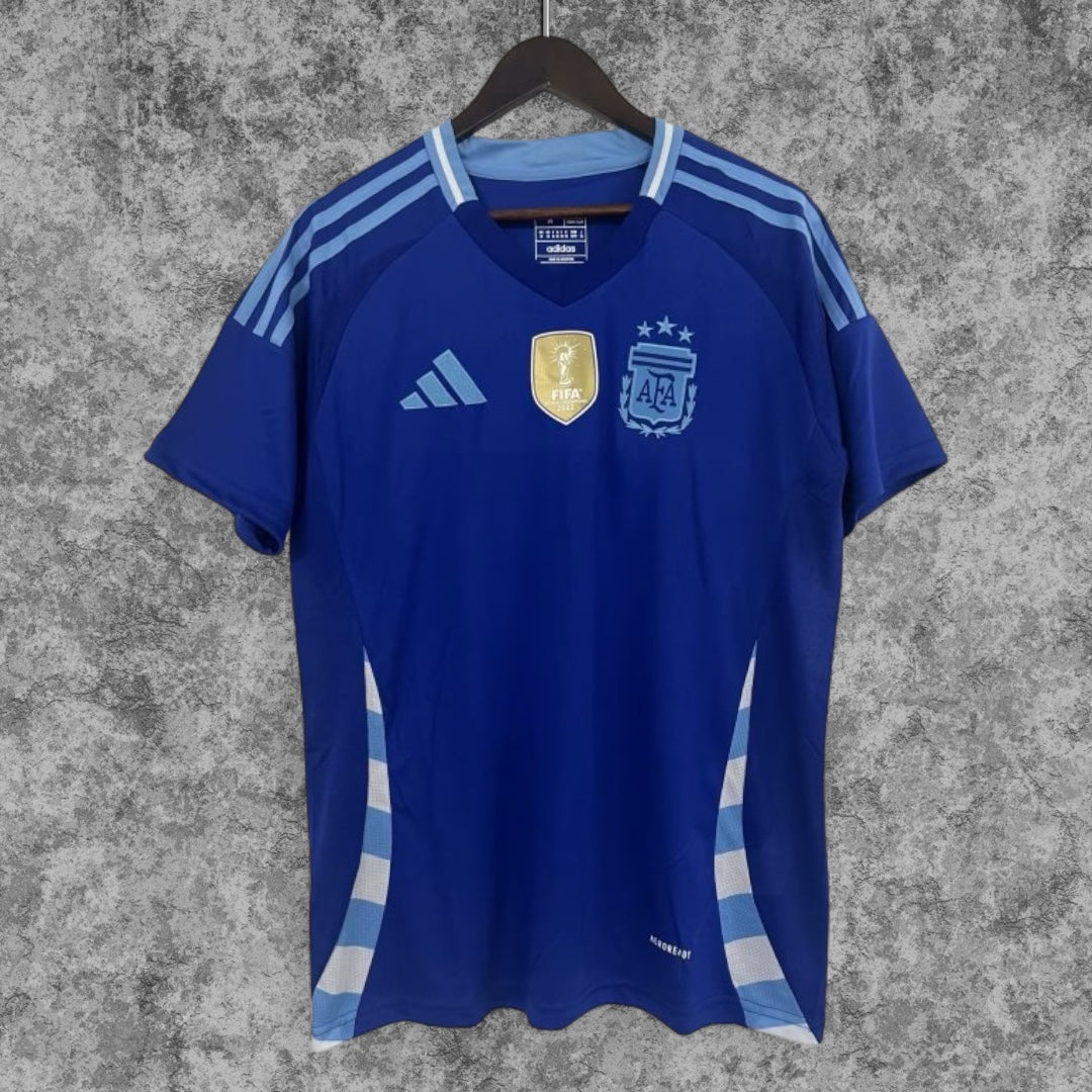 Argentina camiseta alternativa 2024/25 (c/parche camp. Mundial 2022)