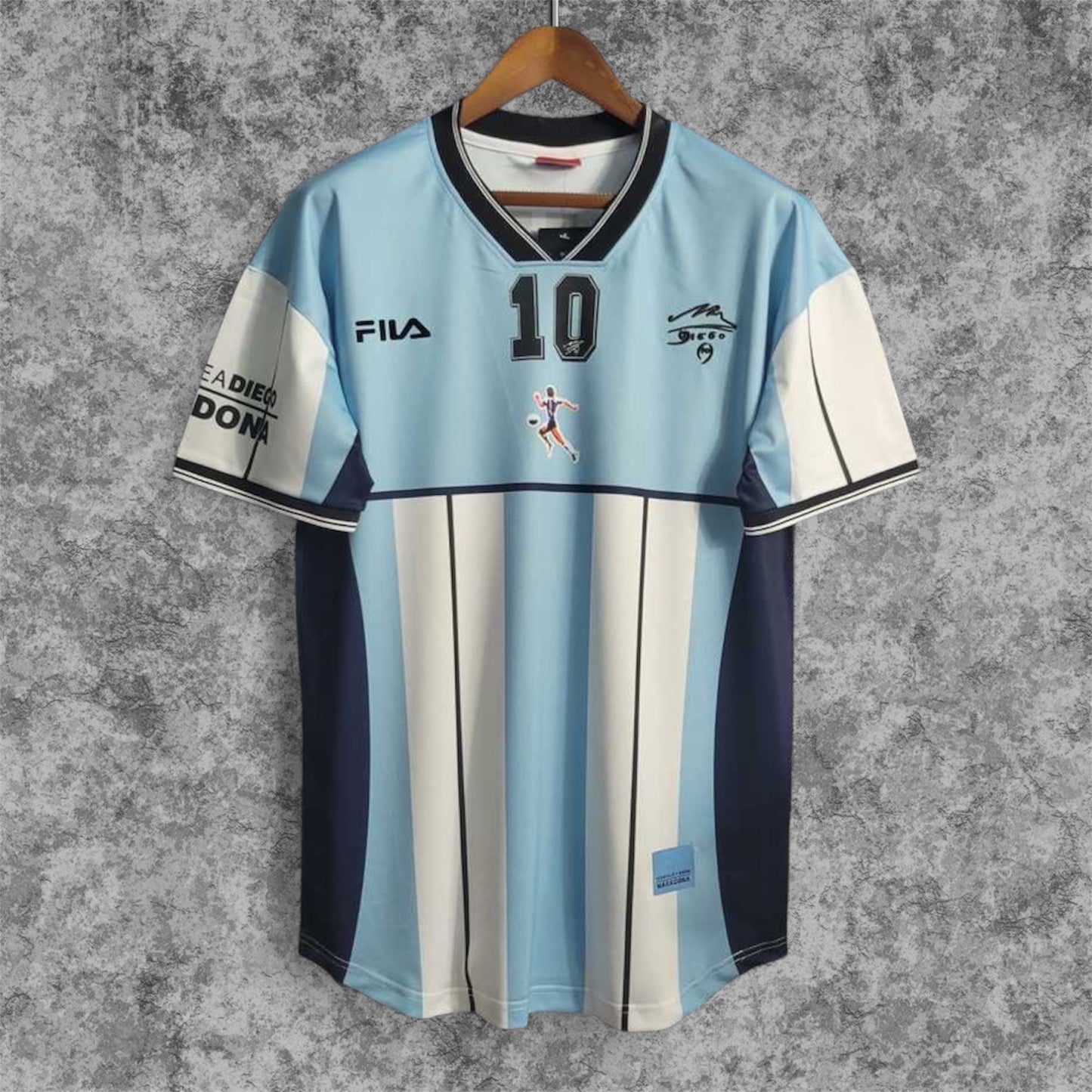 Argentina camiseta partido homenaje a Diego Maradona 2001 / Retro