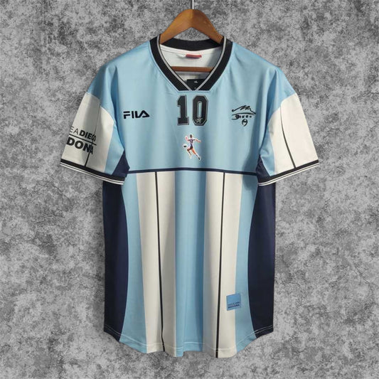 Argentina camiseta partido homenaje a Diego Maradona 2001 / Retro
